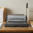 thumbnail image 4 of predolo Manual Comb Punch Machine A4 Paper Binding Punch Machine Metal, 21-hole Comb and, 4 of 10