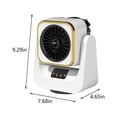thumbnail image 4 of Space Heater - Mini Heater for Office Desk, Portable Buddy Heater, Small Spaces, Heater for Camping, Desktop Heaters for Office, Small Bedroom Fan, Office Heater Under Desk Quiet, Electric Fans, 4 of 8