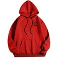 thumbnail image 1 of Men's Fall Winter Plus Size Hoodless Pullover Fashion Top Hop Oversized Crew Neck Sweatshirt Garment, 1 of 4
