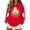 23#Red, variant on Women's Halloween Pullover Hoodies Oversized Funny Cute Print Sweatshirt with Pocket Lightweight Casual Long Sleeve Tops