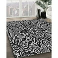 thumbnail image 3 of Ahgly Company Machine Washable Indoor Rectangle Transitional Night Black Area Rugs, 8' x 12', 3 of 7