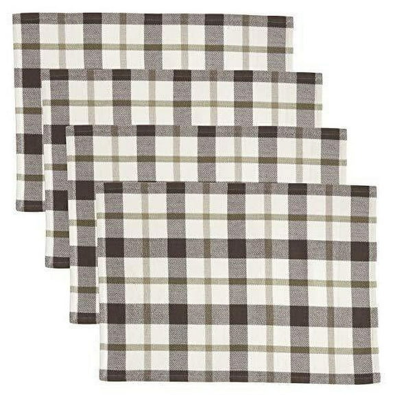 Fennco Styles Classic Plaid Design Tabletop Collection