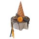 thumbnail image 4 of Sombrero de Calabaza para Fiestas, Sombrero de Bruja de Mago Negro Puntiagudo, Accesorios para El Cabello | Accesorio de Disfraz de Halloween para Mujeres y Niñas | Sombrero de Bruja Amarillo para Co, 4 of 7