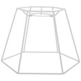 thumbnail image 1 of Lot de 1 Abat-Jour Hexagonal en Métal pour Protection d'Ampoule Style Rétro Européen 12 Po, 1 of 8