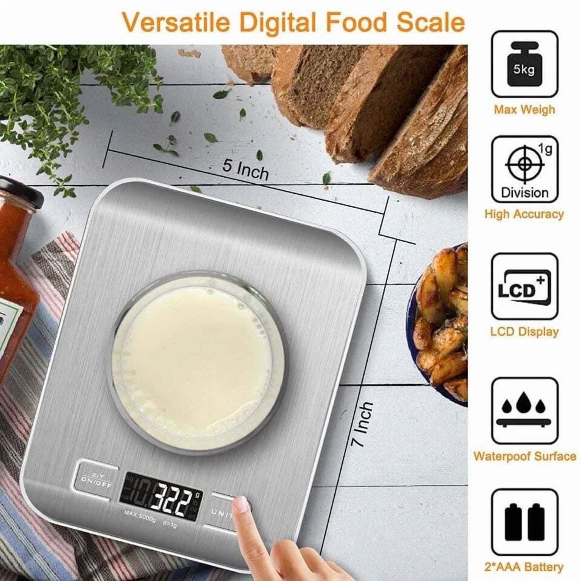 CRESTIN- Digital Electronic Kitchen Food Diet Postal Scale Weight Balance 5Kg / 1G 11Lb