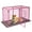 Pink, variant on Wdmiya Large Dog Crate, 57 Inch Metal Kennel for Medium and Small Dogs, Safe Indoor & Outdoor XL Big Puppy Bottomless Cage with Comfort Mat, Pet Playpen Yard, Dog Fence Playpen, Black