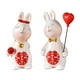 thumbnail image 2 of 2 estatuas para parejas, de resina coleccionables en miniatura para bodas, adornos para ventana de, 2 of 2