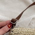 thumbnail image 4 of Bolsos de playa para mujer, bolsos de mano tejidos bohemios, bolso bohemio informal simple (beige), 4 of 8