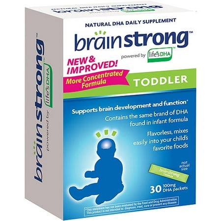 Brainstrong Natural DHA Daily Supplement for Toddlers, 30 Ct