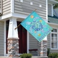 thumbnail image 2 of Turtle Days House Flag Large Sea Turtle Summer Beach Decorative Welcome Sign Vertical Double Sided for Outdoor Lawn Porch Farmhouse Decorations 28x40 Inch¡­, 2 of 6