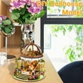 thumbnail image 5 of Lzvxtym DIY Miniature Dollhouse Kit,1:24 Scale 3D Wooden Tiny House Kit with LED Light and Furniture,Handmade Miniature House Kit for Teen Adults, 5 of 11