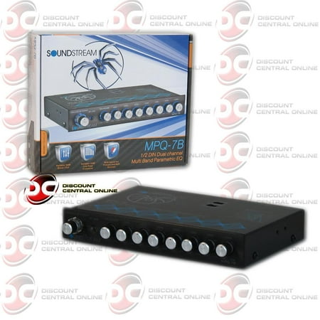 Brand New Soundstream MPQ-7C Car 7-Band Parametric Equalizer With Subwoofer Level Control