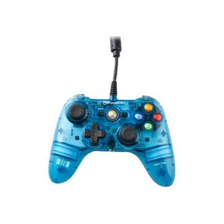 PowerA Mini Pro EX - Gamepad - wired - translucent blue - for Microsoft Xbox 360