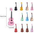 thumbnail image 3 of Ruiboury Mini Portable 4-string Ukulele String Musical Instrument Ukuleles Acoustic Professional Gifts Guitar for Concert 23inch Pink, 3 of 6