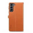 thumbnail image 6 of Nalacover for Samsung Galaxy S23 Plus Wallet Case,Stylish Pattern PU Leather RFID Blocking Magnetic Clasp Flip Folio Zipper Pocket Kickstand Card Slots Phone Cover with Wrist Strap.Brown, 6 of 16