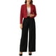thumbnail image 2 of CHAQUETA BLAZER CORTA INSPIRE CHIC PARA MUJER CON SOLAPA NOTCHED, BLAZERS CASUALES DE OFICINA S ROJO, 2 of 6