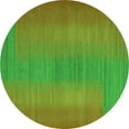 thumbnail image 1 of Ahgly Company Indoor Round Abstract Green Contemporary Area Rugs, 8' Round, 1 of 1