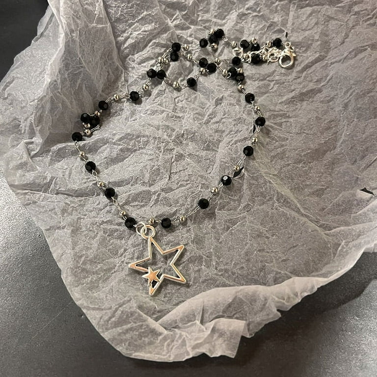 【U LAN】24SS★ [LAN ARCHIVE] Suede Rope Star Necklace U LAN】24SS☆ [LAN ARCHIVE] Star Twin Rope Necklace