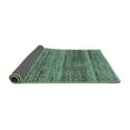 thumbnail image 2 of Ahgly Company Indoor Rectangle Abstract Turquoise Blue Modern Area Rugs, 3' x 5', 2 of 4