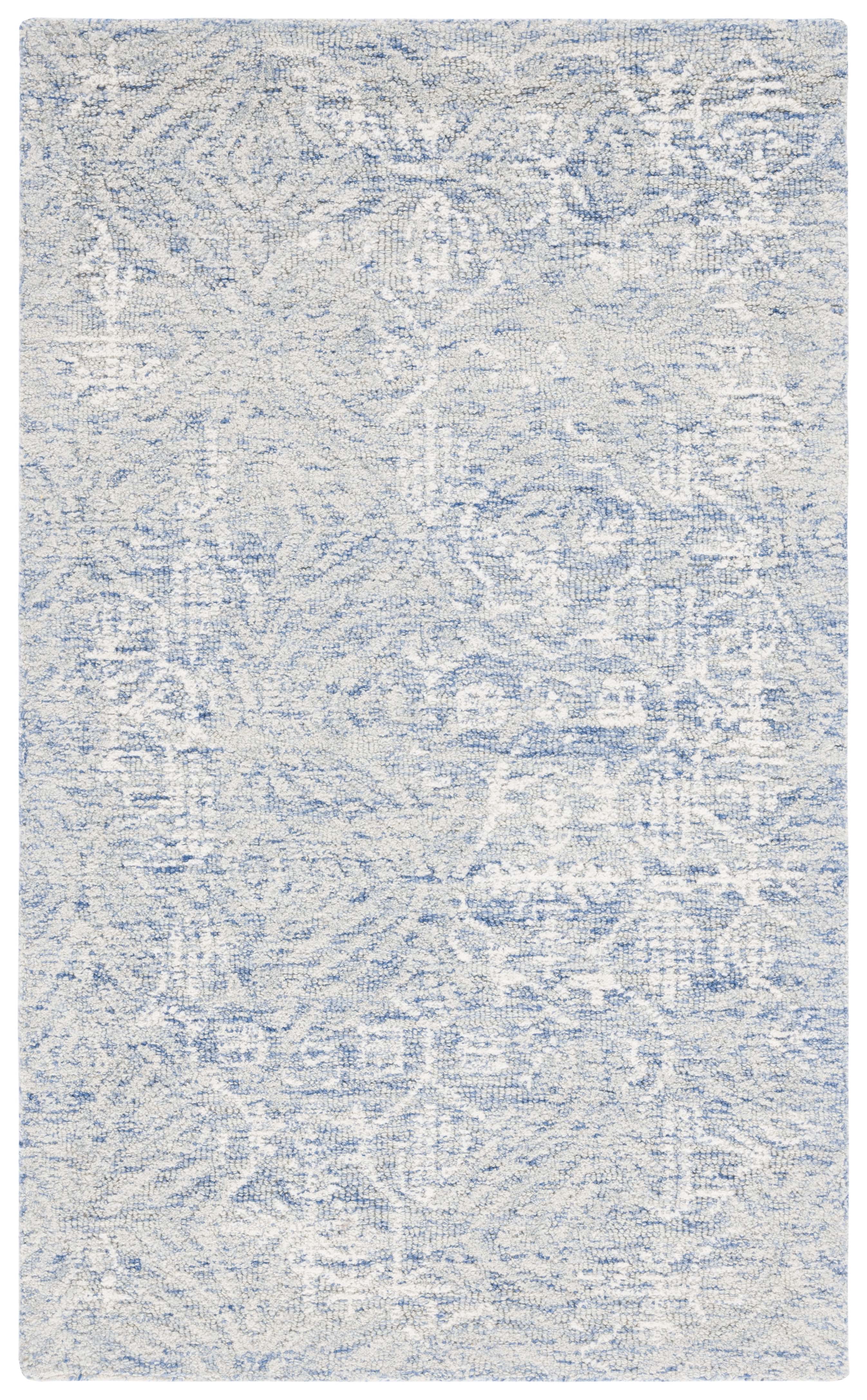 Safavieh Metro Saranna Medallion Area Rug, Blue/Ivory, 3' x 5'