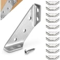 thumbnail image 1 of Connecteur d'Angle Universel pour Meubles 2024, Attelle d'Angle en Acier Inoxydable 20 Pcs, 1 of 6