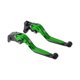 thumbnail image 1 of Palancas de freno y embrague cortas y largas únicas para Yamaha YZF R1 09-14, palanca de freno ajustable en 6 posiciones, aleación de aluminio, mango verde con extremo negro, 1 of 6