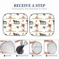 thumbnail image 7 of Uemuo Cute Farm Printed 2 PCS Car Windshield Sun Shade, Auto Sun Heat and UV Rays Blocker, Foldable Automotive Front Window Sunshade Protector, 7 of 7