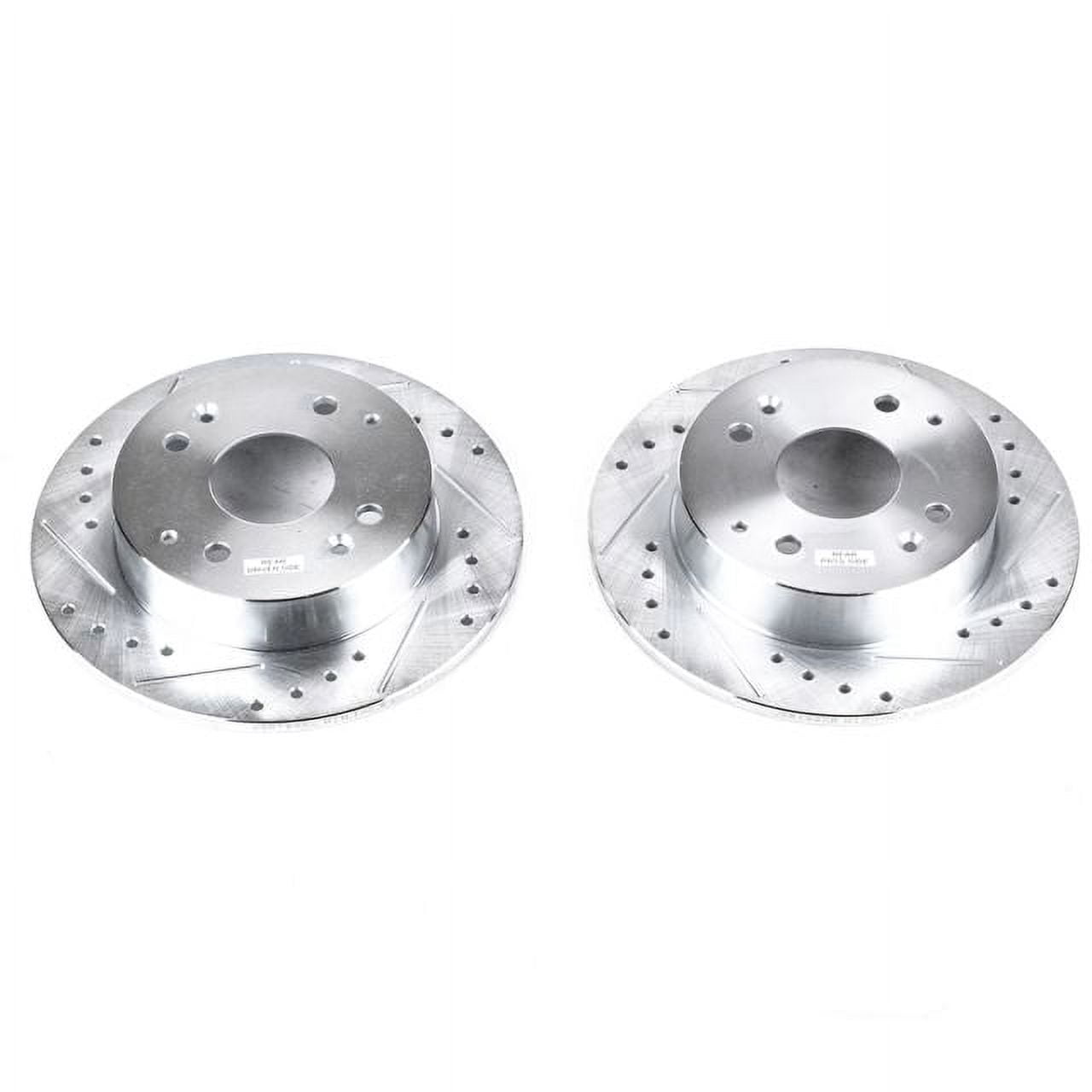 Power Stop JBR799XPR Evolution Drilled & Slotted Rotors -Rear