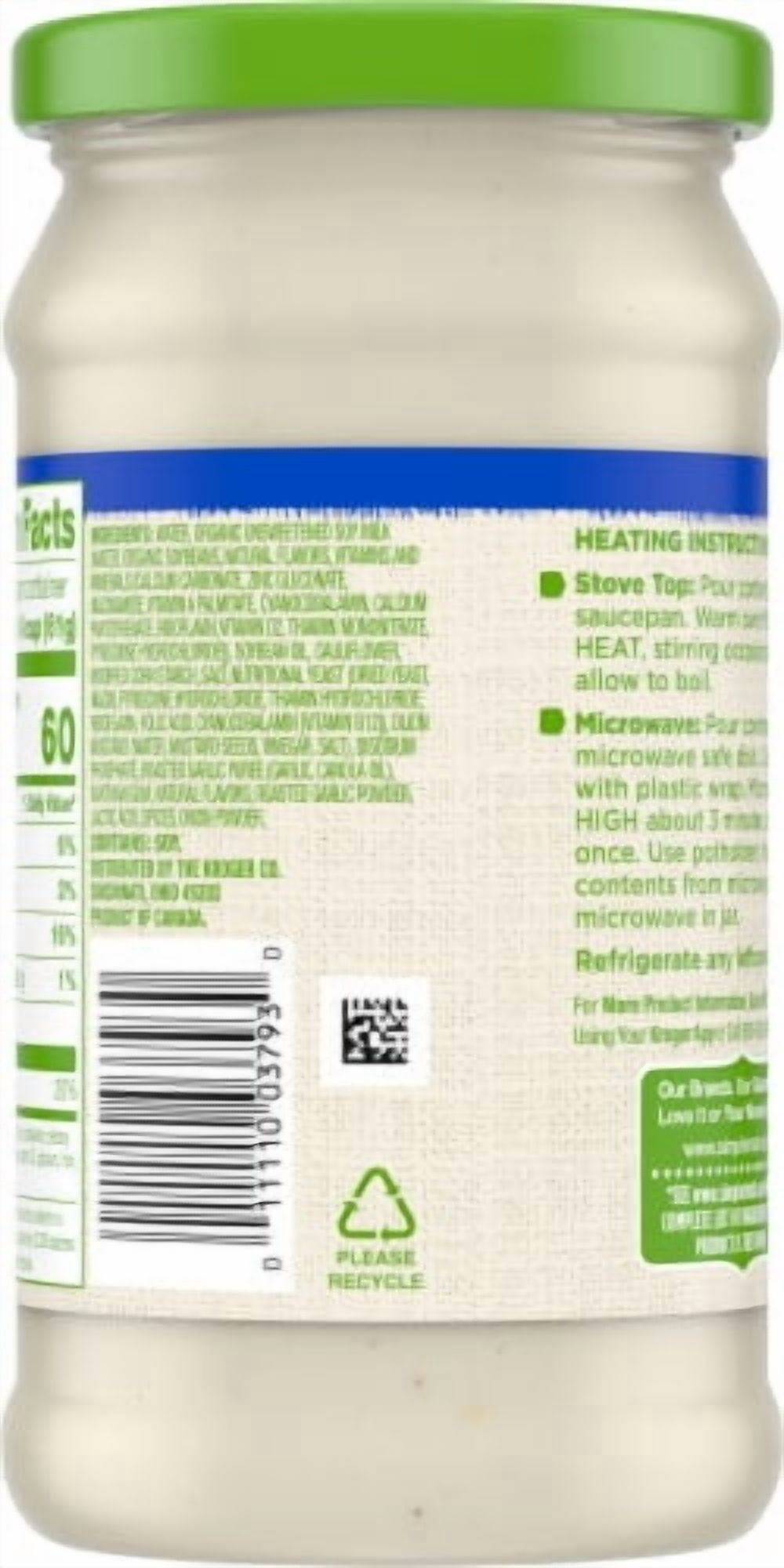 Simple Truth Alfredo Vegan Pasta Sauce