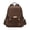 Brown, variant on 12.6in Drawelry Laptop Backpack for Women, Waterproof Large Bag with 4 Compartments and 8 Zip Pockets, Multifunctional Storage Casual Rucksack with Sturdy Handle, Chic Daypack for Travel, Work