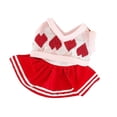 thumbnail image 2 of Rushawy 2 Pieces 20cm Doll Clothes Set Dress up Doll Clothing for Dolls Age 5-7 8-10 Pink red, 2 of 9