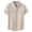 A114-Beige, variant on Hessimy Mens Short Sleeve Button Down Two Pockets Soft Vintage Regular Fit Vintage Casual Shirts,Pocket(Navy,M)