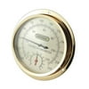 General Tools B600FC Round Brass Wall Mount Thermo-Hygrometer