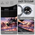 thumbnail image 5 of HUISEFOR Sunset Palm Tree Car Trunk Mat 29" x 39" Universal Cargo Mat Rear Trunk Liner Anti-Scratch Cars Accessories Easy To Clean Suitable for Most Car Models, 5 of 7