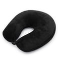 thumbnail image 1 of Cojín de cuello de microfibra suave pluma, negro TUNC Sencillez, 1 of 5
