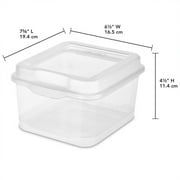 Sterilite Flip Top Storage Box - Latching Lid - 12 Pack