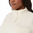 thumbnail image 3 of 32 Degrees Ladies' Snap Fleece Pullover (Ecru, Large), 3 of 4