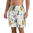thumbnail image 2 of Goofa Colorful Poodle Dog Printed Mens Swim Trunks Summer Quick Dry Short Beach Swimwear Bathing Suits-Large, 2 of 9