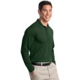 thumbnail image 4 of Sport-Tek Men's Long Sleeve Micropique Polo. ST657, 4 of 6