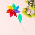 thumbnail image 4 of NUOLUX Wooden Windmill Pinwheels Colorful Mini Pinwheel Toys for Kids Party Yard Decor and Fun Favors, 4 of 6