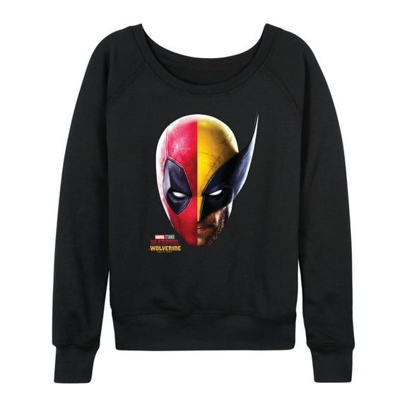 Marvel Deadpool & Wolverine - Wolverine Split Space - Women's French Terry Pullover Sweatshirt