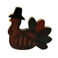 thumbnail image 1 of Ornamento de Madera Zulema Figurine Bumper artesanía de pavo Decoración de Acción de Gracias, 1 of 7