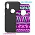 thumbnail image 2 of DistinctInk Custom SKIN / DECAL compatible with OtterBox Commuter for iPhone XS MAX (6.5" Screen) - Pink Green Aztec Tribal, 2 of 5