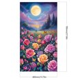 thumbnail image 2 of Kit de pintura por números sobre lienzo, arte al óleo artesanal, decoración de pared de rosa claro de luna, 40x70cm, 2 of 9
