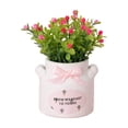 thumbnail image 2 of OAVQHLG3B Pink Bow Vase, Cute Flower Vase with Bow, Coquette Ceramic Vase for Flower, Pink Bow Vase Modern Coquette Room Decor for Home Living Room Bedroom Office Shelf Table Women Gifts 2.56 inch, 2 of 6