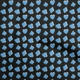 thumbnail image 1 of oneOone Viscose Chiffon Medium Blue Fabric Poker Card Craft Projects Decor Fabric Printed By The Yard 42 Inch Wide, 1 of 4