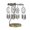 A, variant on OIUR Candle Carousel Topper Rotating Tealight Topper Spinning Carousel Tealight Decoration for Centerpiece Mantel Table Decoration