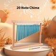 thumbnail image 4 of Riwcyla 20 Note Chime with Mallet for Ornament Classroom Office Decoration Professional Stage Performance Desktop Wind Chimes Musical Percussion Instruments, 4 of 6