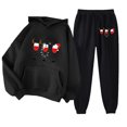 thumbnail image 1 of Puntoco Sudadera con Capucha para Mujer Sudadera con Bolsillo De Manga Larga Conjunto De Sudadera Estampada con Pantalones De Moda para Mujer Puntoco Puntoco-7211, 1 of 2