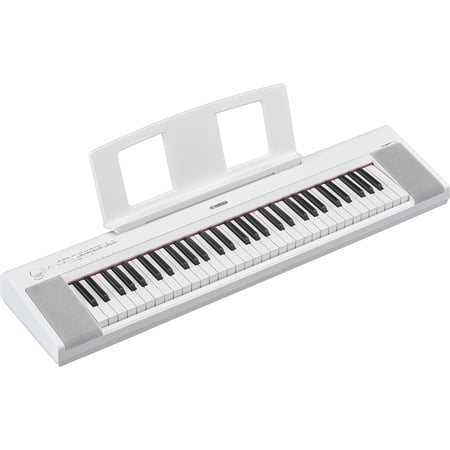 Yamaha 61-Key Piaggero Ultra-Portable Digital Piano, Black NP15WH